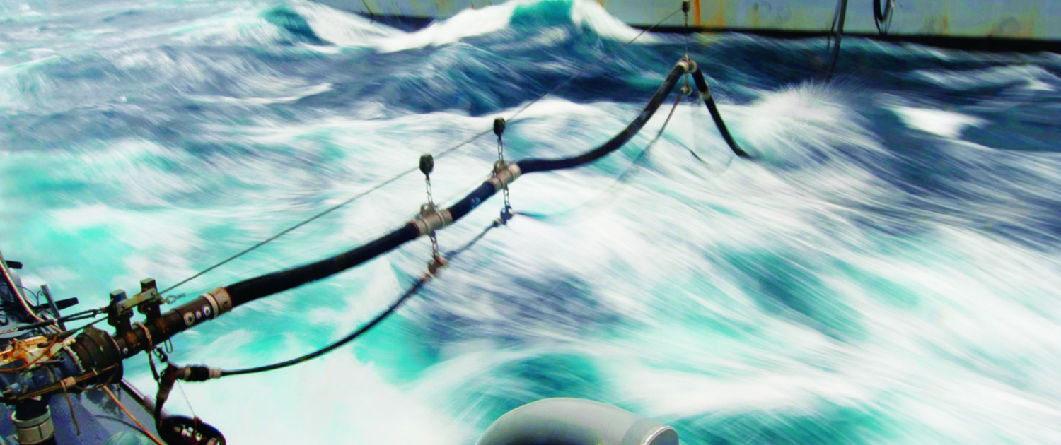 Marine Service operations live on sea